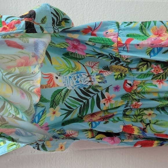 Emma Jayne x H&M Jumpsuit tropical Rainforest Girls Size 4-5 - Picture 6 of 9